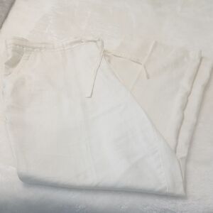 Havana White Linen Pants